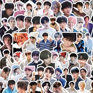 103张边伯贤贴纸合集韩娱爱豆EXO成员明星周边ins风照片不留胶diy