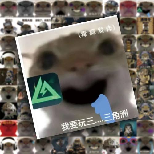 三角洲行动猛攻鼠得吃猫表情包贴纸搞笑沙雕趣味游戏电脑diy贴画