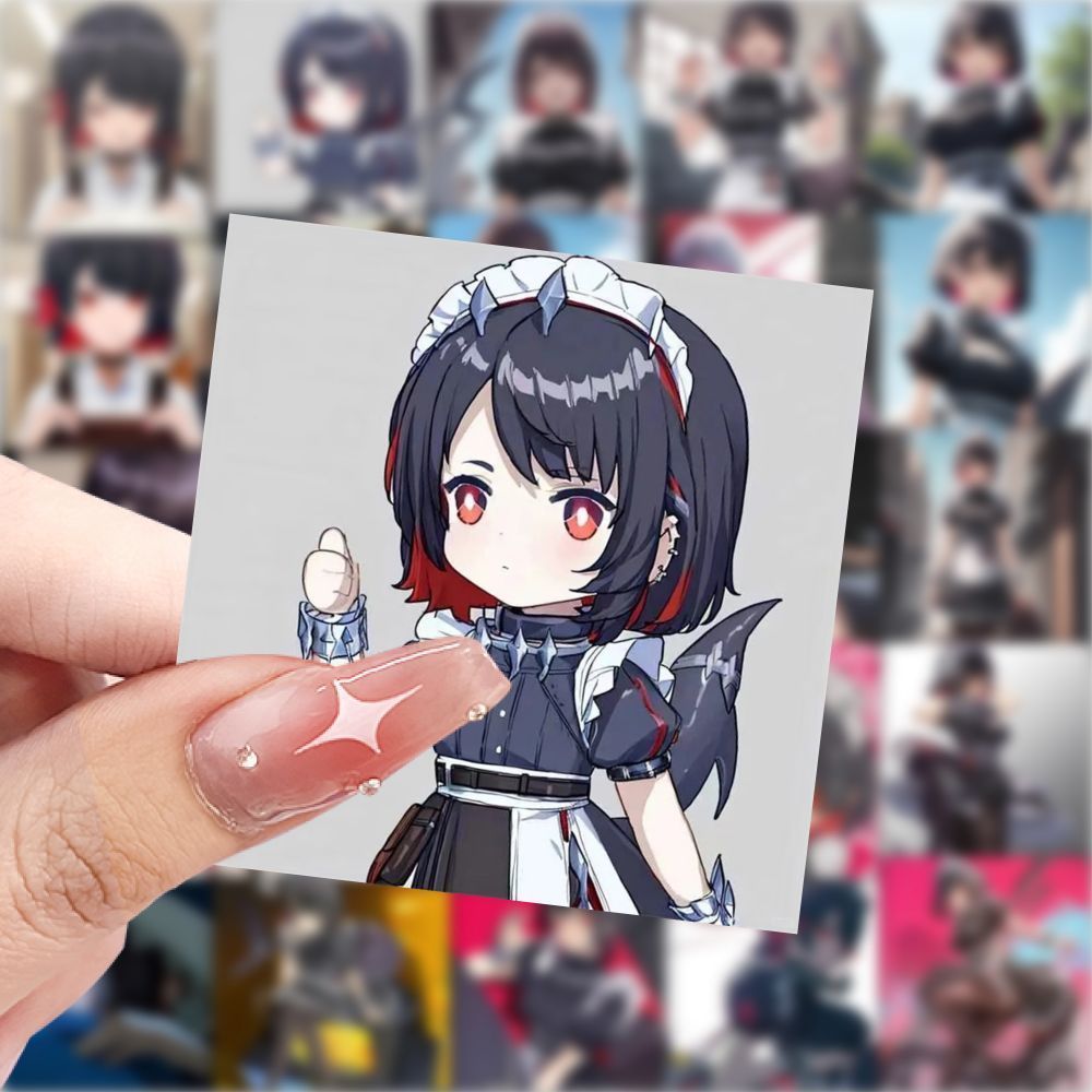 118艾莲乔可爱动漫贴纸周边游戏人物diy装饰手机壳手帐桌面贴画