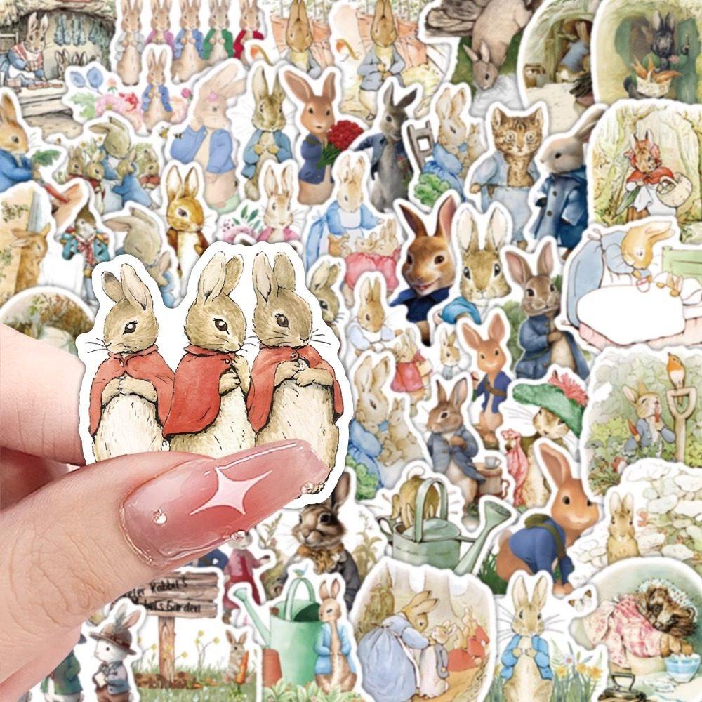 60张彼得兔贴纸可爱卡通创意装饰手账桌面水杯手机壳贴画防水贴画,文具电教/文化用品/商务用品,贴纸/立体贴纸,淘宝优惠券,粉丝福利购,淘宝优惠卷