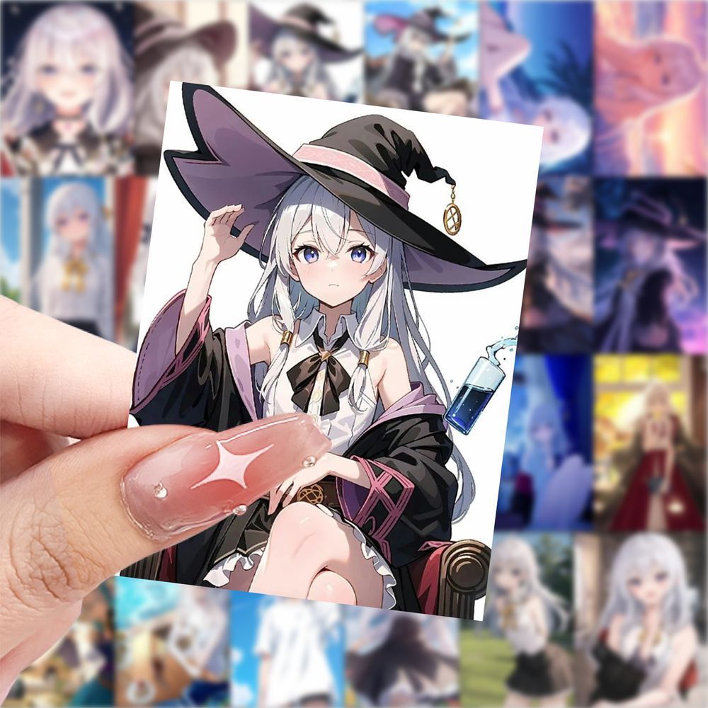 魔女之旅伊蕾娜ins贴纸日漫二次元周边贴画diy手机电脑手账本装饰