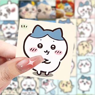 175张小八卡通头像贴纸chiikawa吉伊卡哇贴纸日系装饰防水diy贴画