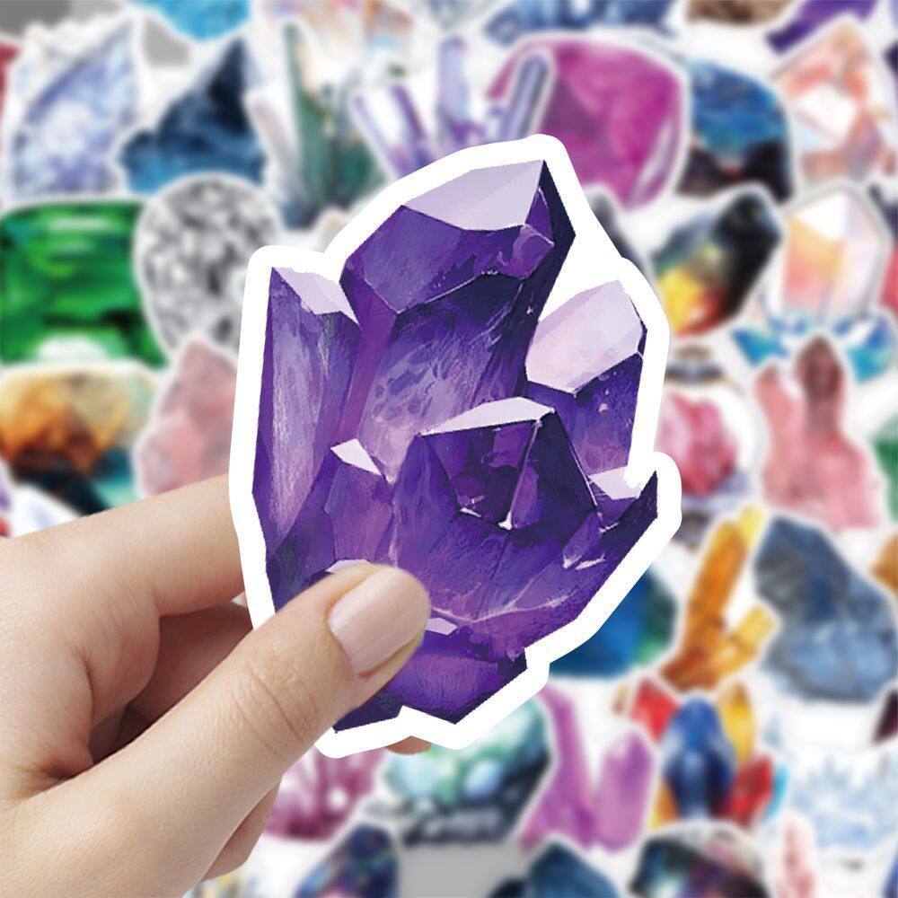 水晶宝石贴纸卡通创意装饰diy手机手账笔记本桌面贴画防水高颜值