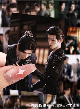 189张暗河传周边贴纸ins高颜值侯明昊周边装饰桌面DIY手账贴画纸