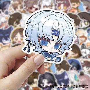 240张超自然行动组Q版贴纸卡通可爱游戏人物装饰手账标签手机贴画