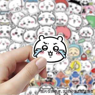 180张chiikawa吉伊卡哇贴纸日系卡通表情包贴画网红装饰手机贴纸