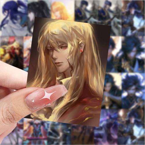 王者荣耀李信周边手账贴纸126张动漫游戏日记贴diy手机壳书本贴画