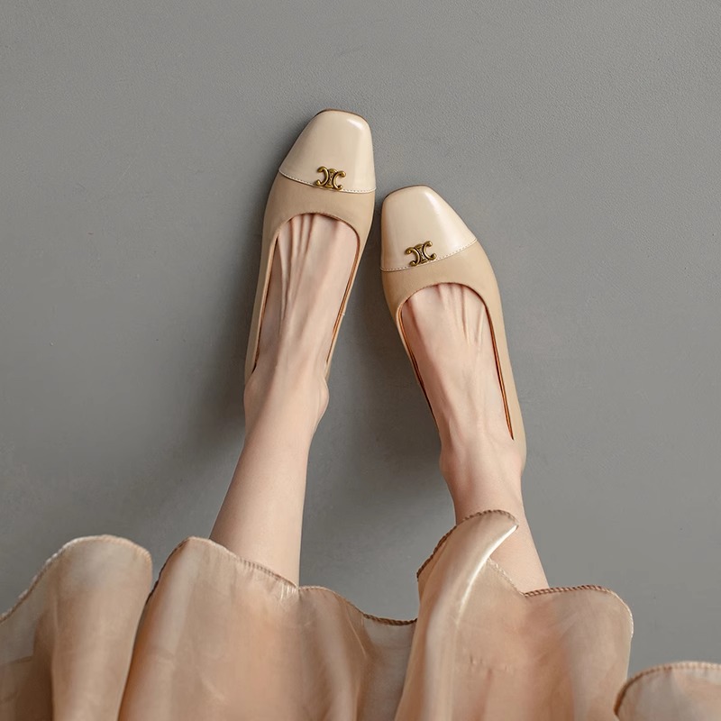 真皮法式气质优雅小皮鞋