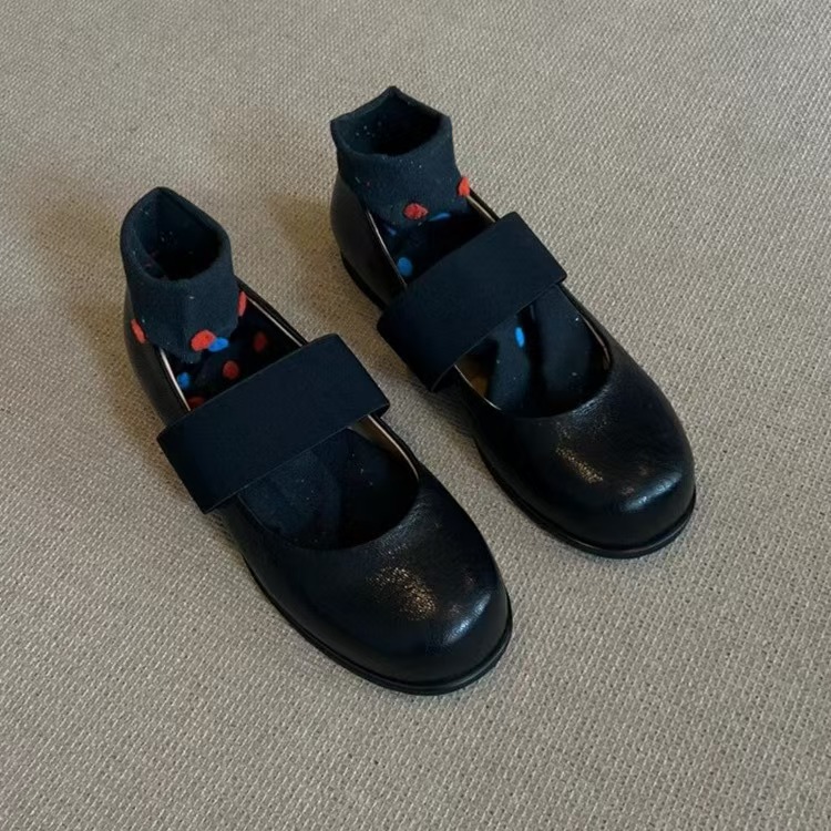 一字带玛丽珍单鞋学院风小皮鞋