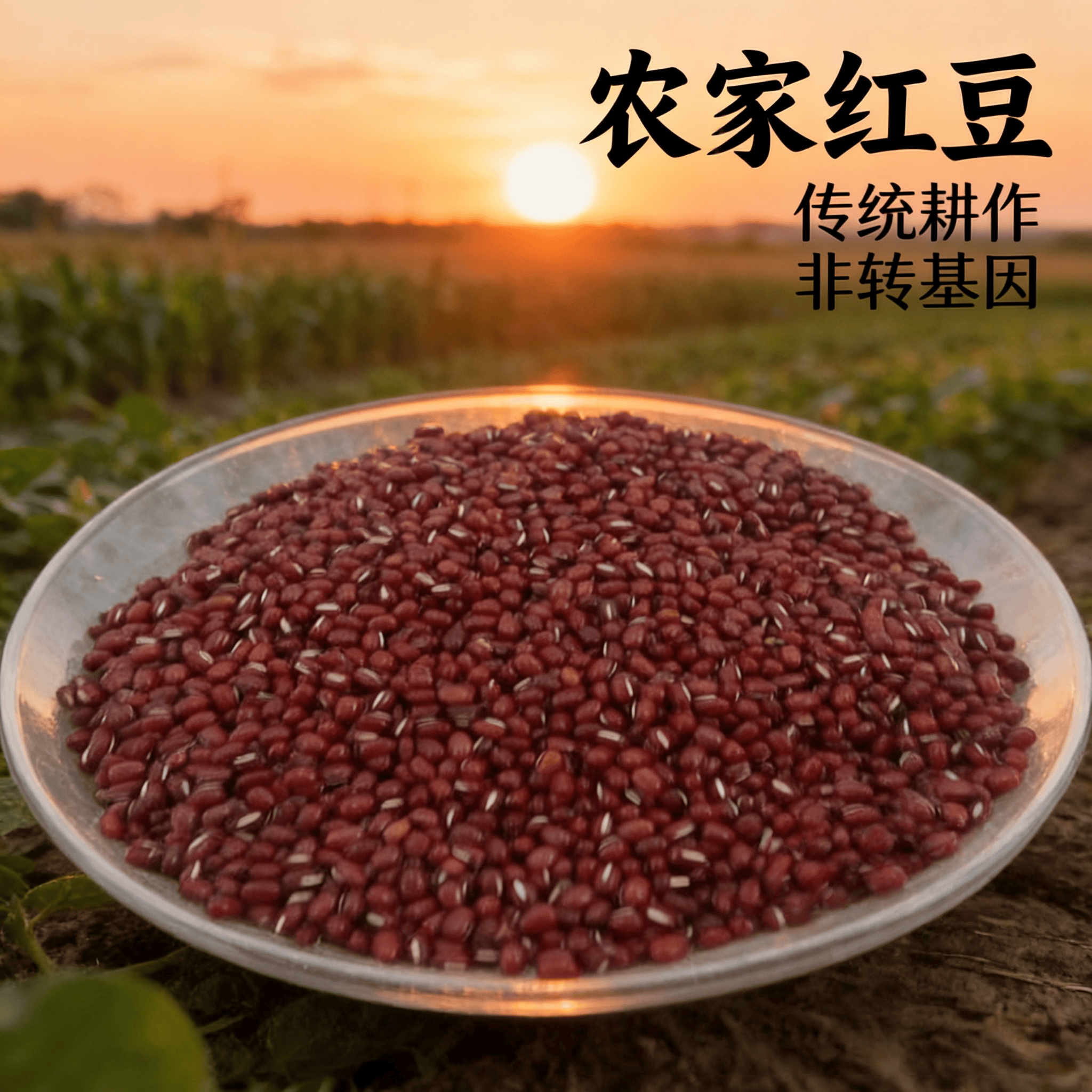 农家自种红豆煲汤煲糖水红豆沙红豆糕原料新鲜非转基因杂粮豆易煮