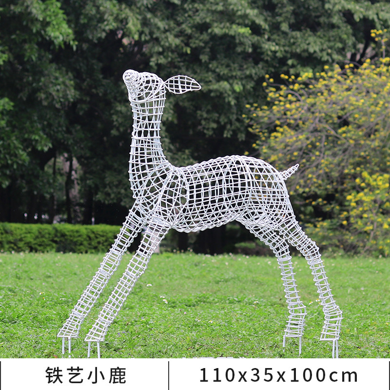 公园狗雕塑玻璃钢切面狗雕塑不锈钢动物切面广场商场入口草坪创意