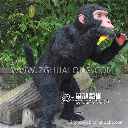 仿真机械电动粘毛猿猴可动可叫仿真动物园园林装饰模型制作工厂.