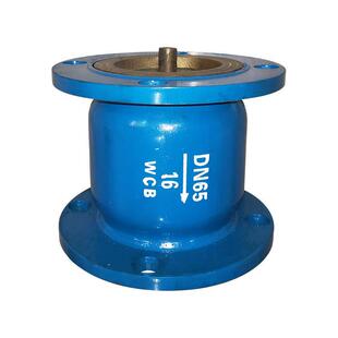 静音止回阀Hc41X-16法兰单向阀碳钢止回阀阀体铜芯不锈钢芯消防水