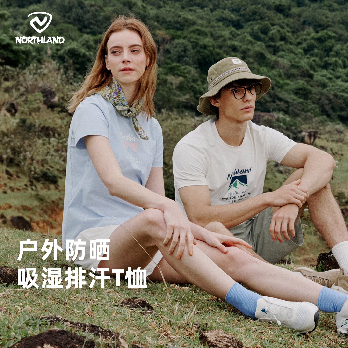 诺诗兰户外运动女式短袖T恤