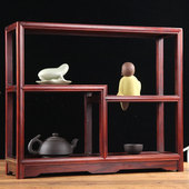 红木小博古架红酸枝多宝阁实木中式 茶架子置物架茶壶茶具展示架