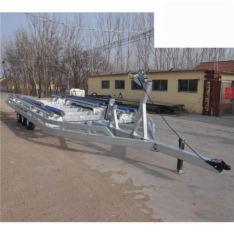 5吨船拖车浮筒式船拖车6吨游艇拖车大吨位船拖车