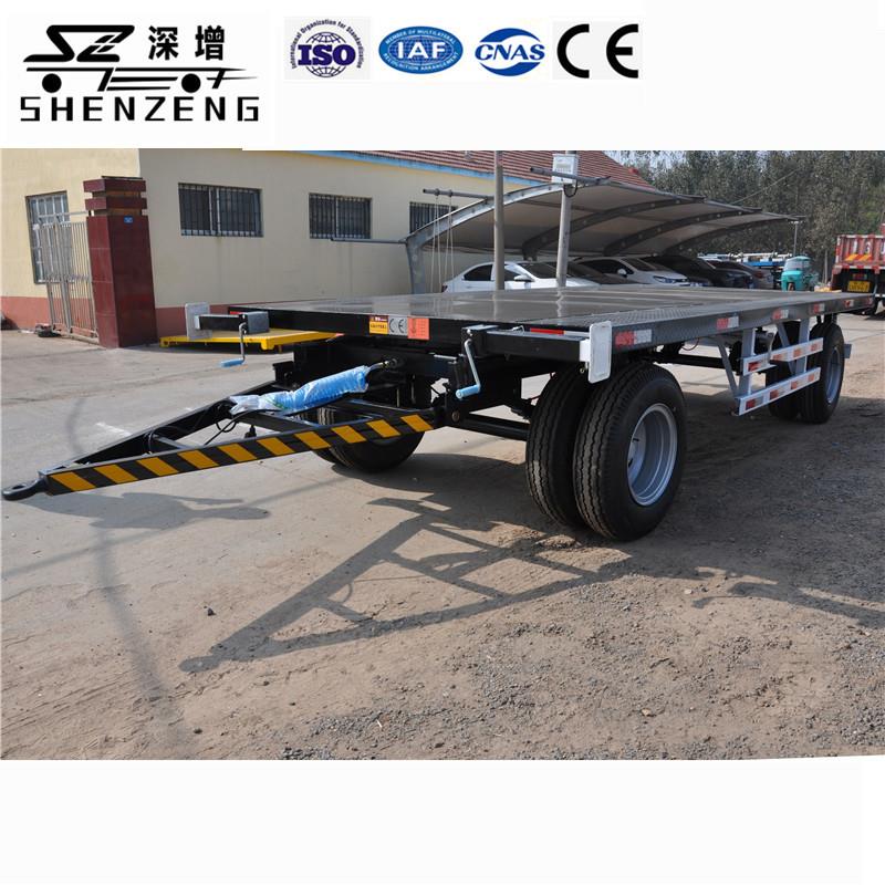 10吨平板拖车充气平板运输机组机组转运拖挂车拖拉机拖挂车