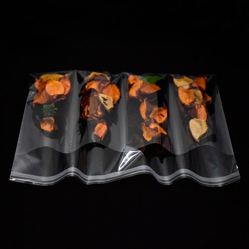 opp透明塑料自粘连体卡片胶袋四格十格定制多格袋个