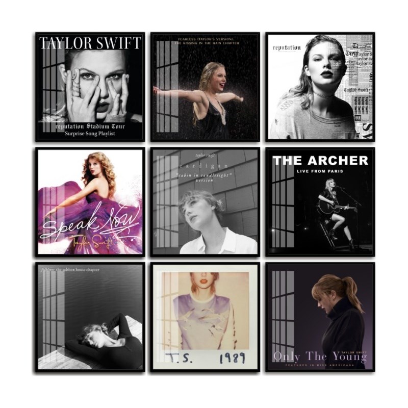 Tylor wift泰勒斯威夫特霉霉专辑海报挂画酒吧咖啡厅墙面装饰画