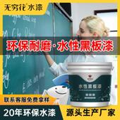 无穷花水性黑板漆家用电视背景墙面涂料教室粉笔画板儿童房乳胶漆
