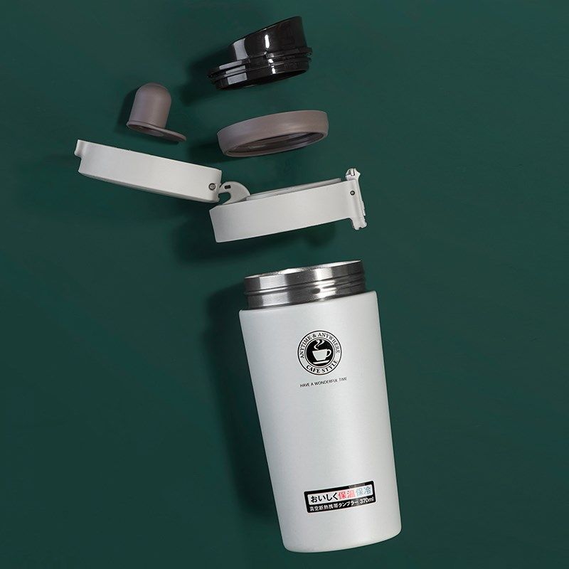 ASVEL咖啡保温随行杯男女款创意潮流便携学生不锈钢车载水杯