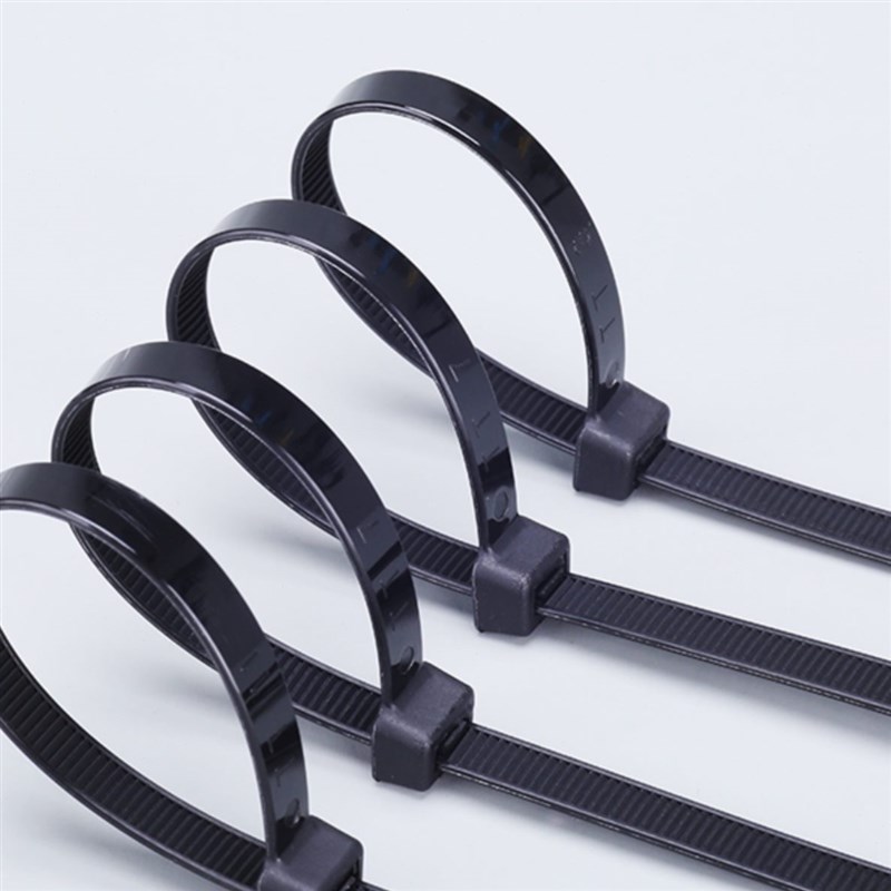 塑料卡扣大号尼龙扎带5*0国标扎线绳黑色0条捆绑强固定器