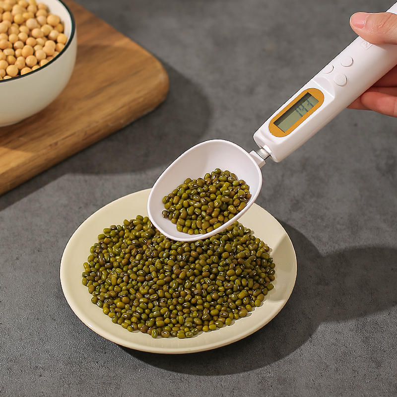 川岛屋电子秤量勺克数勺称重勺子厨房咖啡面粉奶粉副食品刻度计量