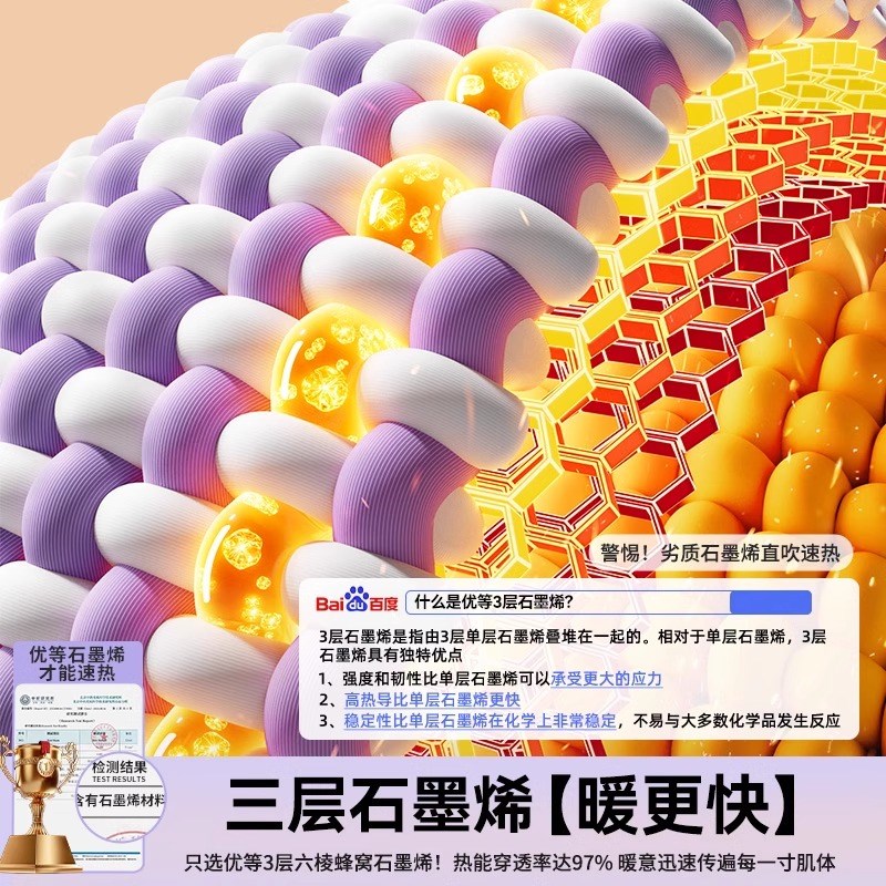 2024新款石墨烯电热毯单人电褥子双人家用学生宿舍双控调温可水洗