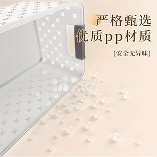 收纳筐零食杂物玩具家用厨房橱柜置物篮子储物塑料箱桌面收纳箱