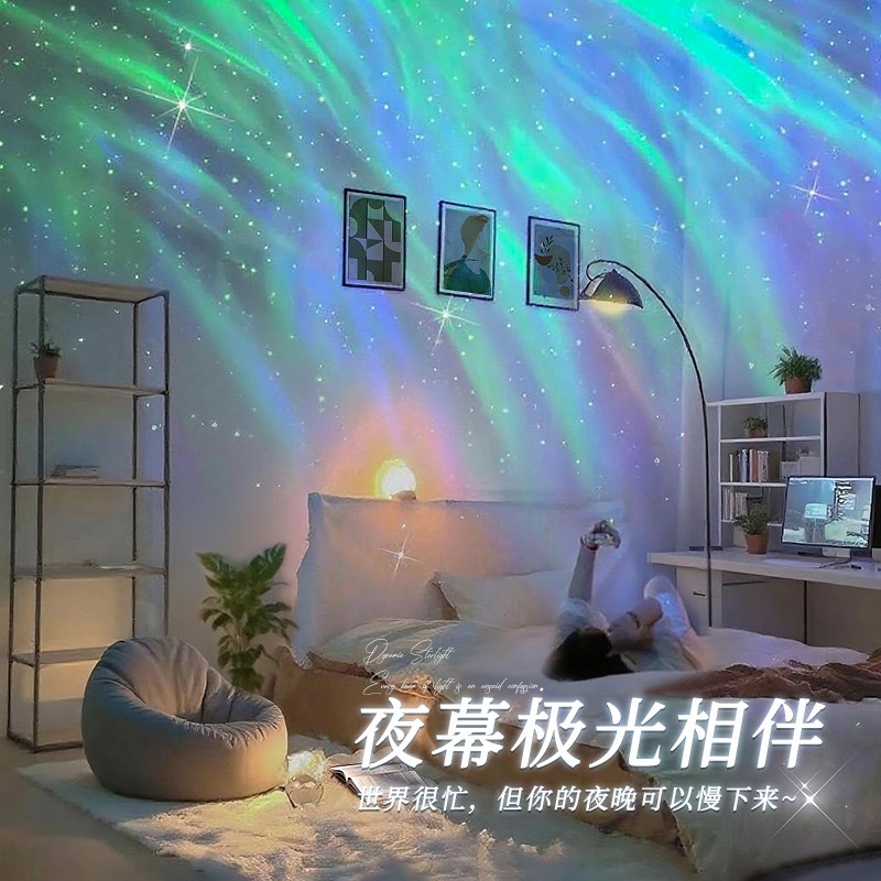星空灯满天星卧室小夜灯睡眠床头氛围情调顶投影仪插电2025年新款