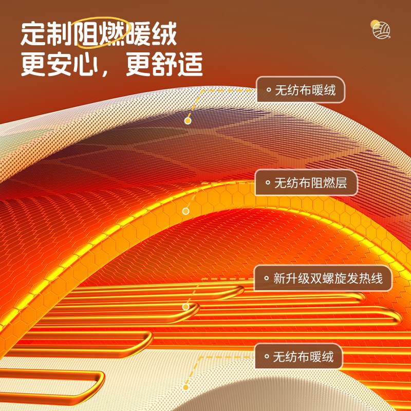 彩阳新款电热毯单人电褥子双人双控调温家用学生