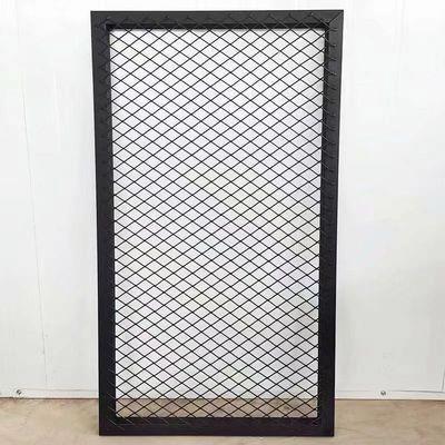 铁艺菱形网格吊顶铁丝网金属网格片装饰网屏风隔断背景墙铁网定做