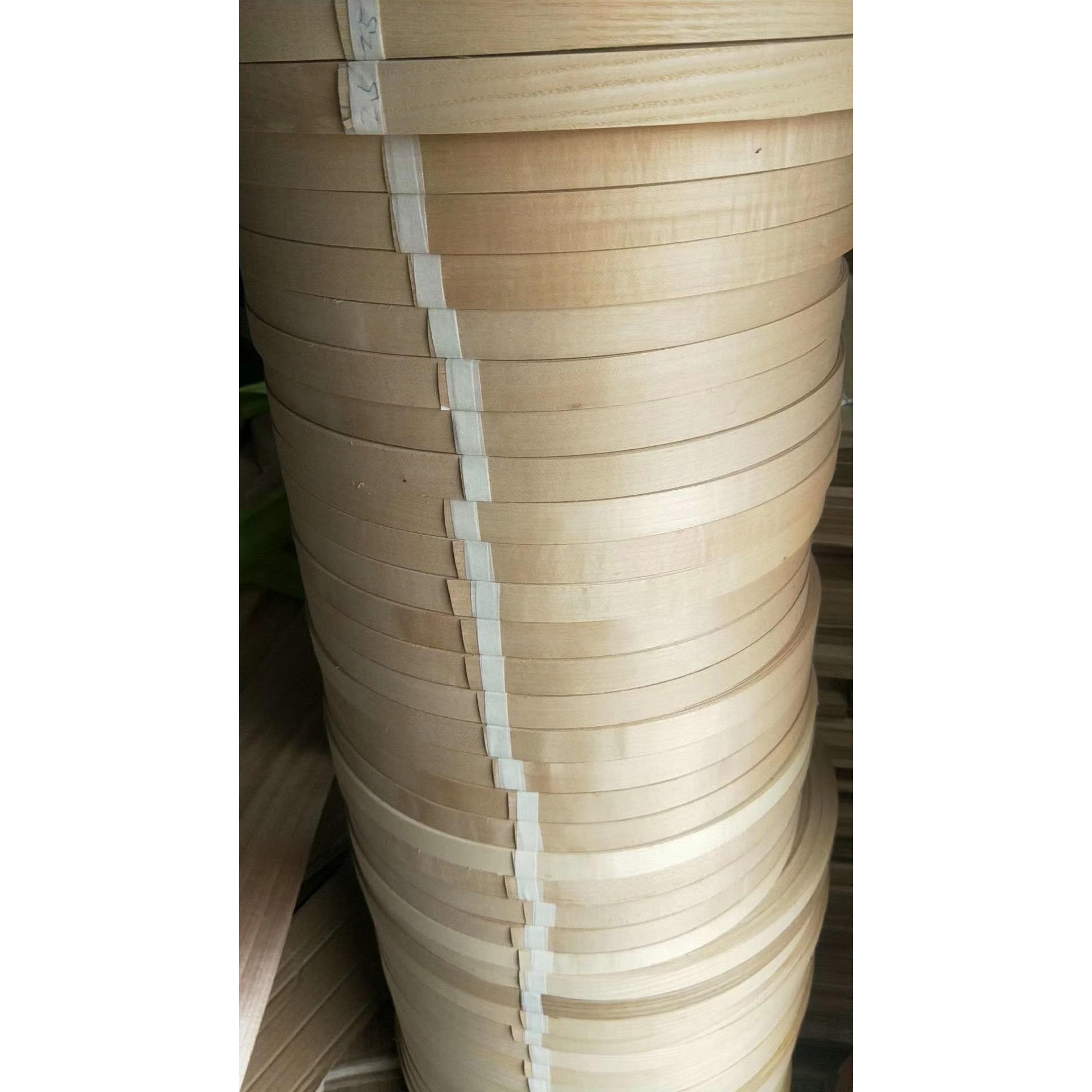 红橡樱桃水曲柳白枫木桦木红胡桃实木木皮指接封边条饰面板封边条