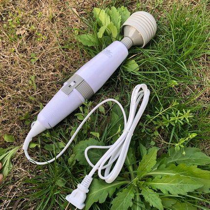 按摩器插电按摩锤腹腰部手持D插电动大功率全身震动按摩棒