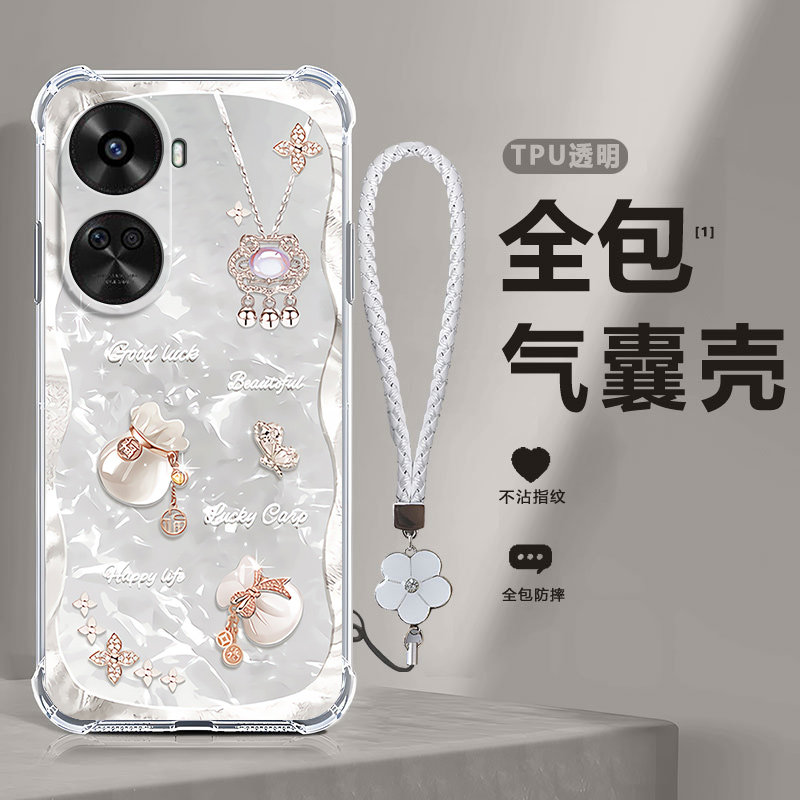 四角防摔，透明加厚气囊