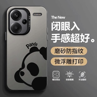 彩银熊猫适用红米note13pro nont外壳not 手机壳小米Redmi硅胶全包加por十防摔red米保护套noto男n0te女nt新款