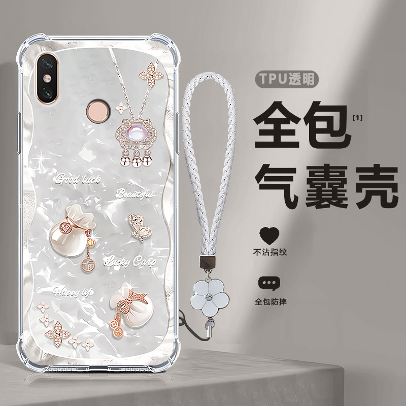 四角防摔，透明加厚气囊