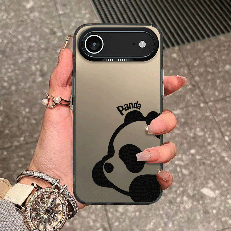 适用苹果17Air手机壳iPhone十七ar熊猫彩银硅胶i17ari全包防摔ai套iph男ipone女ihpnoe新款外壳ip平果潮