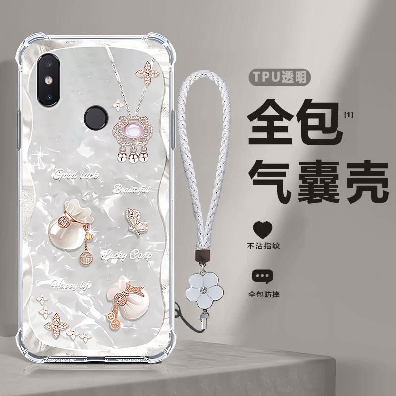 四角防摔，透明加厚气囊