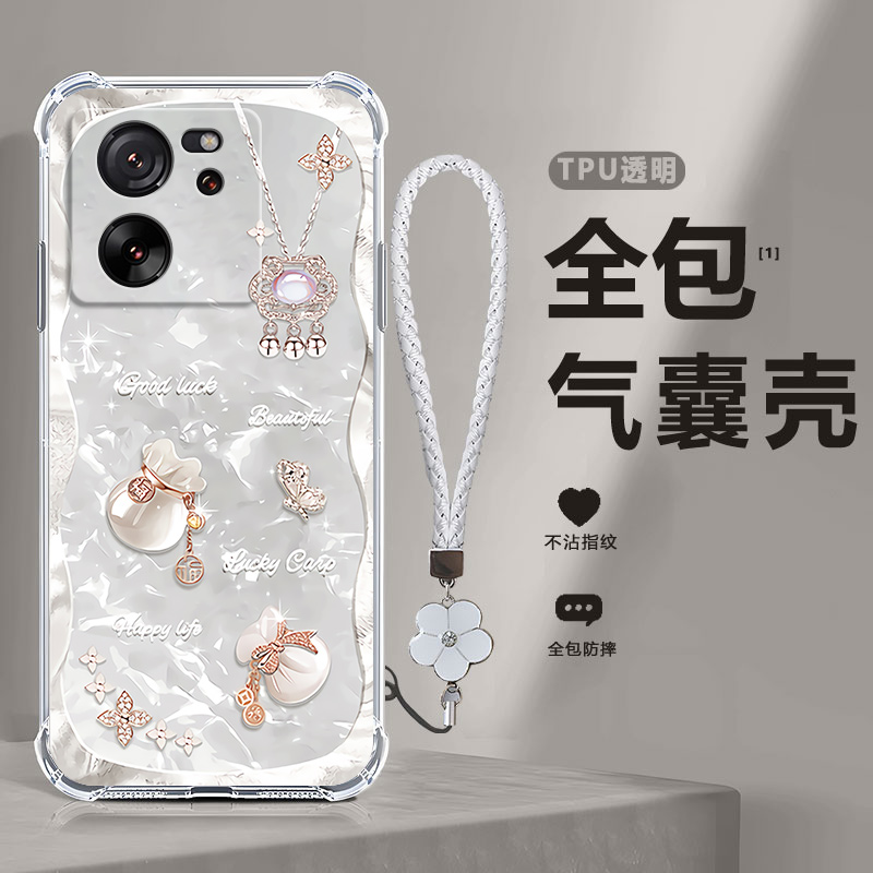 四角防摔，透明加厚气囊