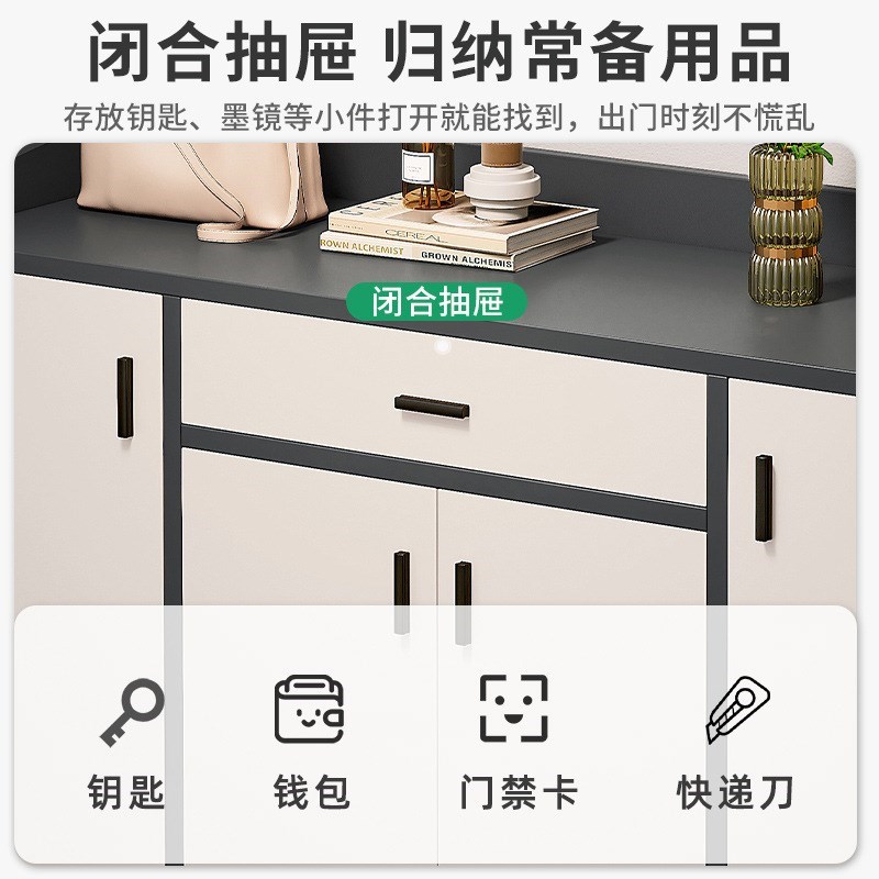 楼道外小a鞋柜家用门口入户门新款2024爆款阳台玄关柜收纳储物鞋