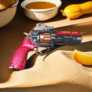儿童3具枪宝宝声光冒烟喷2左轮手枪振动伸缩玩-6S岁雾男孩电动玩