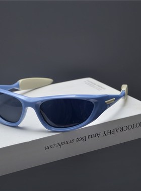 欧美复古网红街拍墨镜男女潮千禧风辣妹个性嘻哈蹦迪骑行太阳眼镜