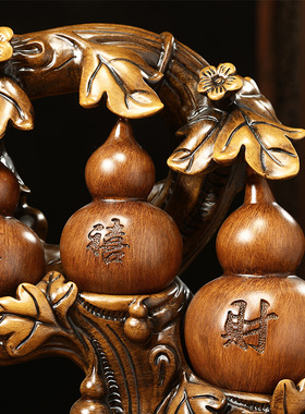 五福临门招财葫芦摆件家居客厅酒柜电视柜装饰品搬新房乔迁礼品