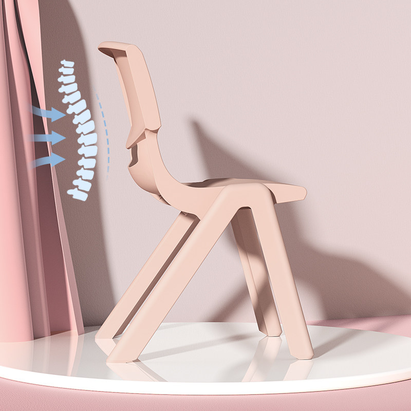 育才儿童椅子塑料小凳子幼儿园靠背椅家用座椅板凳洗手洗脸宝宝凳