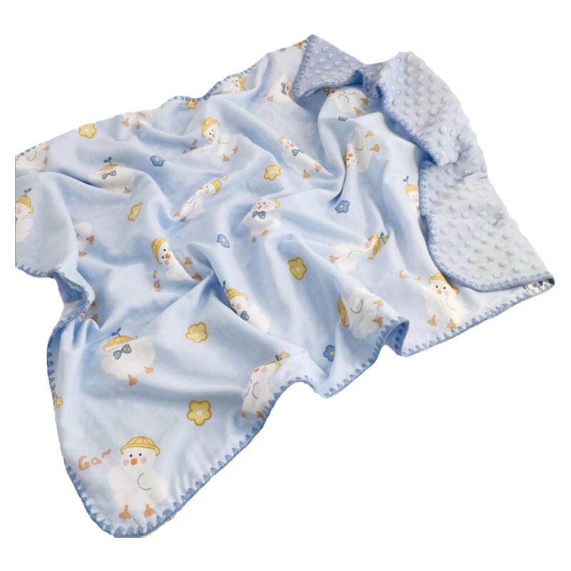 婴儿A类夏季安抚豆豆毯儿童盖毯纱布新生儿小薄被毛毯宝宝夏凉被