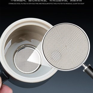 家用中式 懒人石磨自动茶具套装 陶瓷功夫茶杯防烫泡茶壶办公室会客