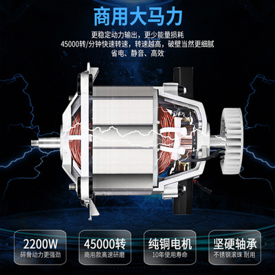 沙冰机碎冰机家用榨汁机商用刨冰机奶茶店冰沙机料理机奶昔豆浆机