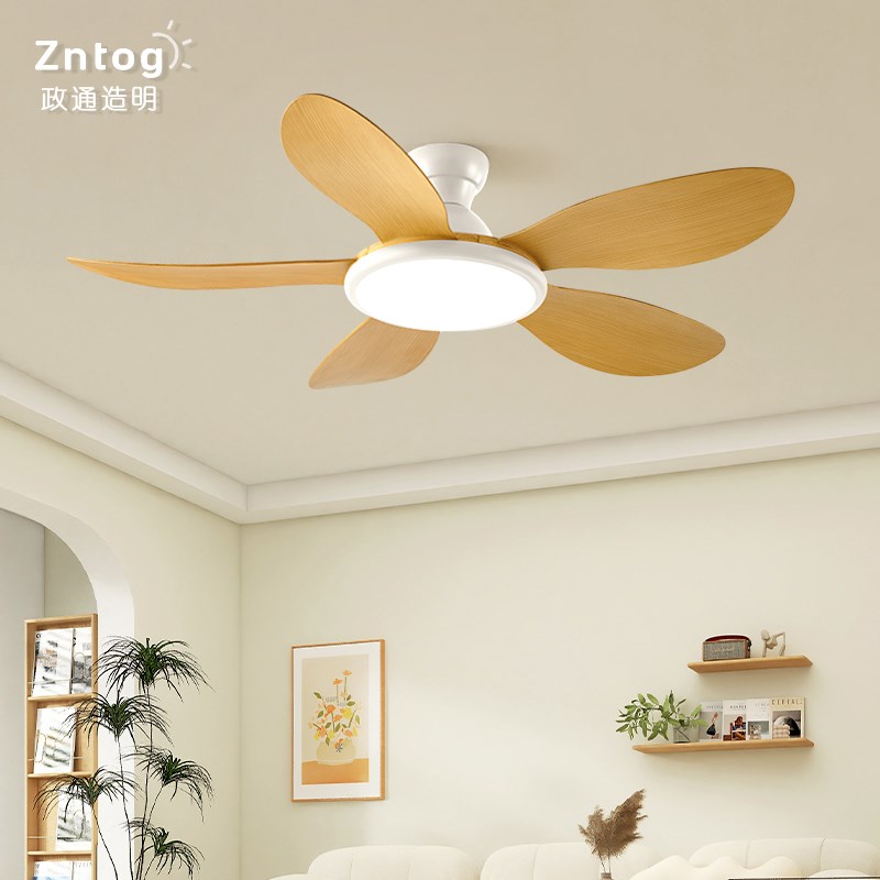 吸顶灯极简大气客厅风扇灯2025年新款餐厅灯变频电扇灯一体吊扇灯