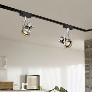 中古包豪斯轨道射灯工业风复古客厅明装无主灯可调角度商用照明灯
